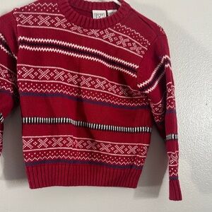 Asymmetrical Red Patterned Women's Skirt